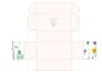 design a professional structural packaging dieline and dxf file